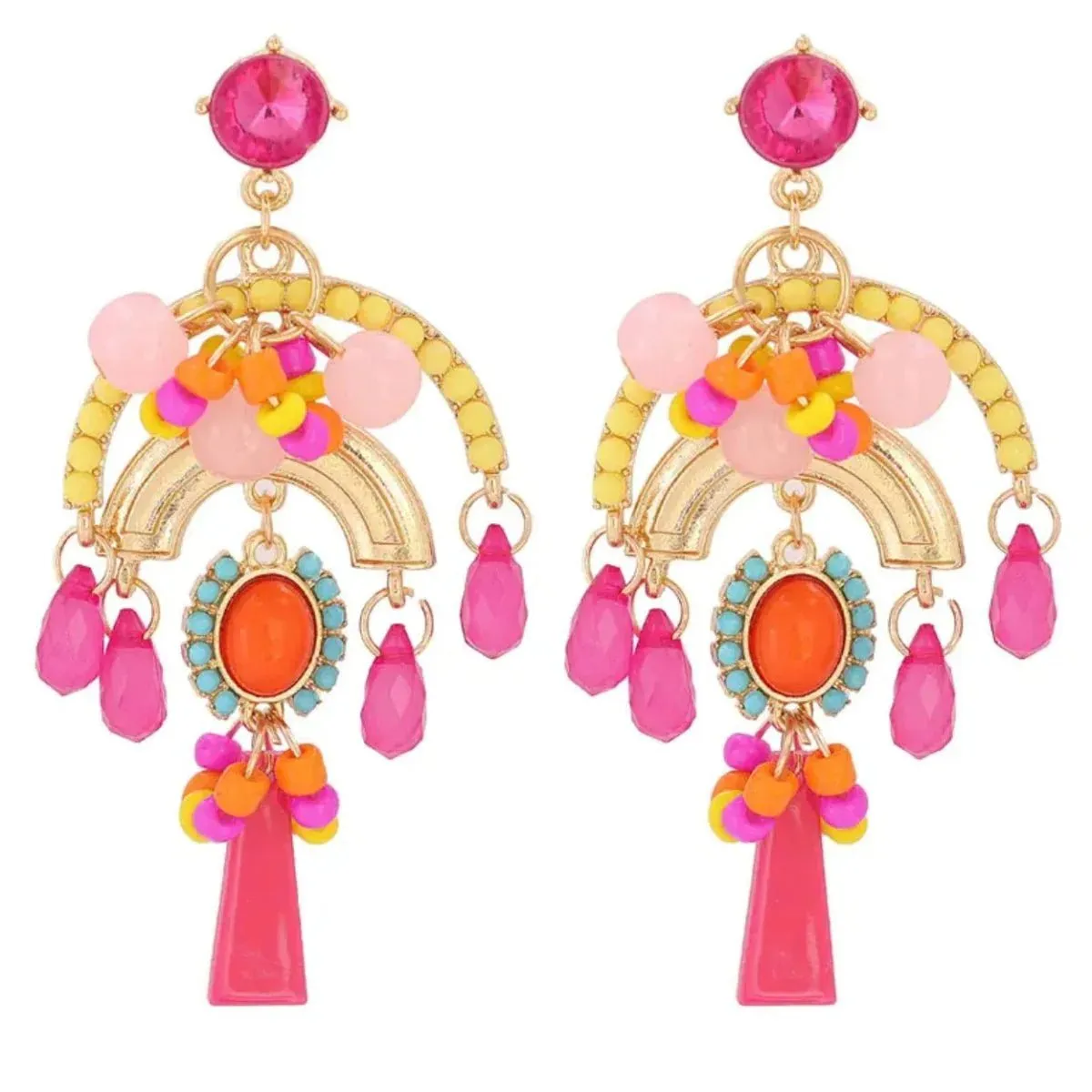 Large Boho Addina Earrings | Candy