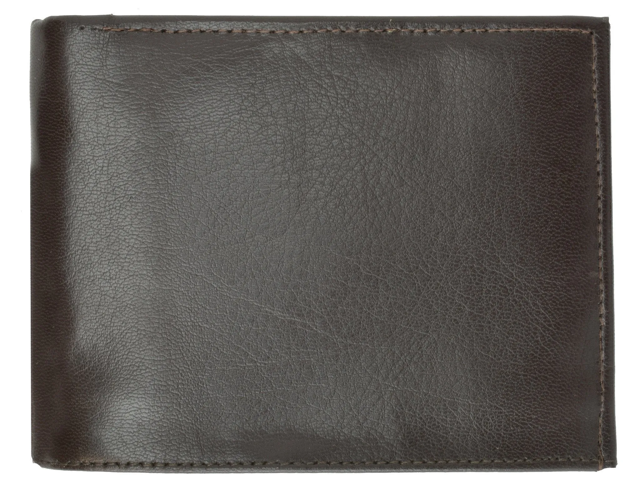 Leather Bi-Fold Wallet -Tan