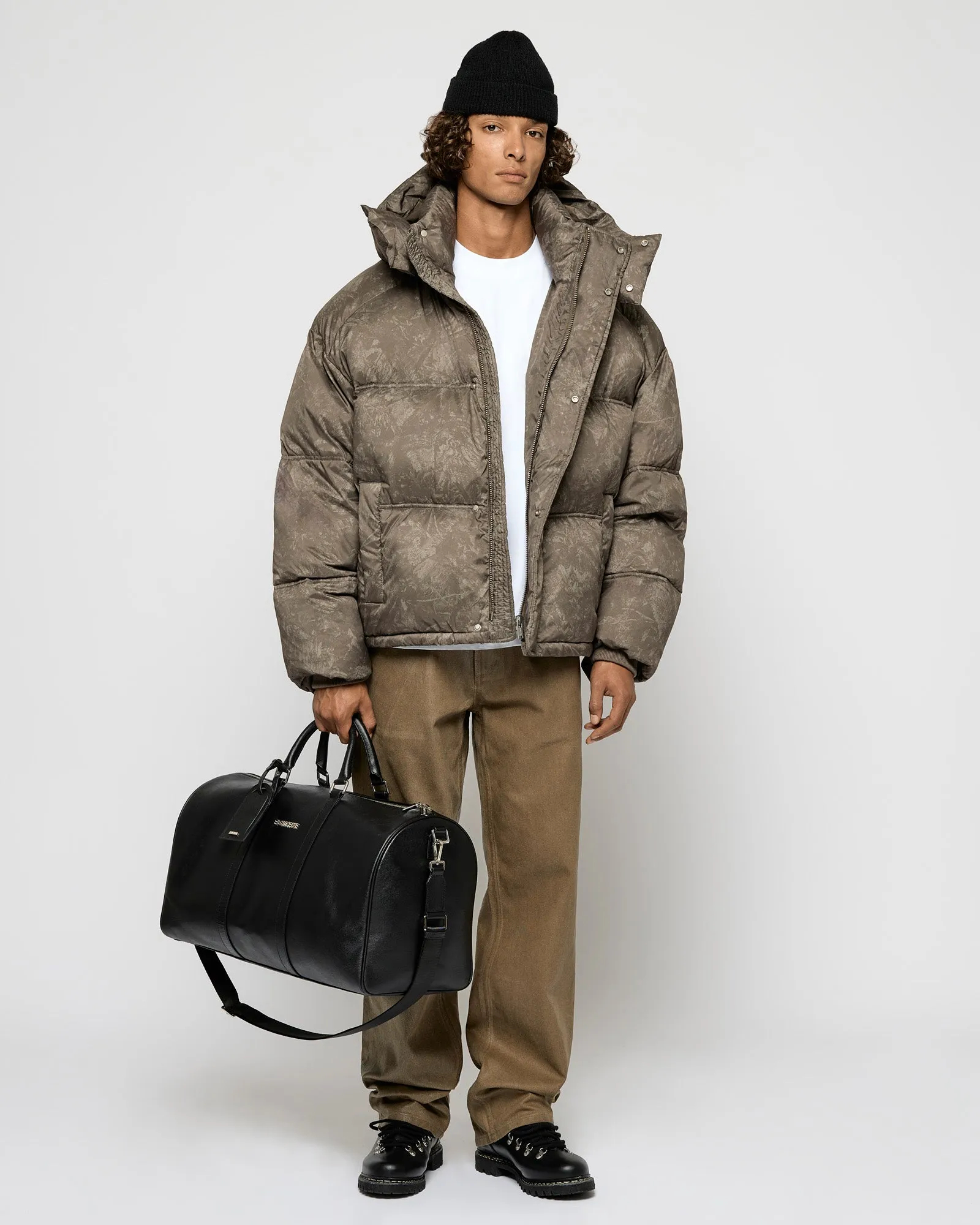 Leather Weekender
