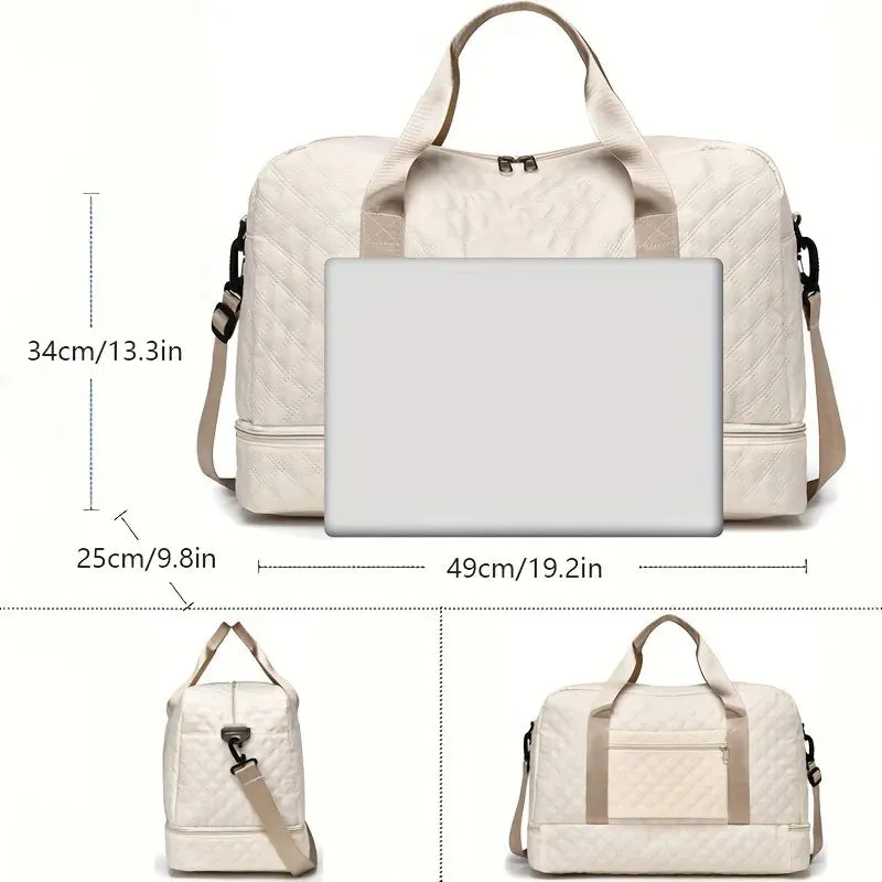 Lightweight Luggage Bag, Shoulder Weekender Overnight Bag