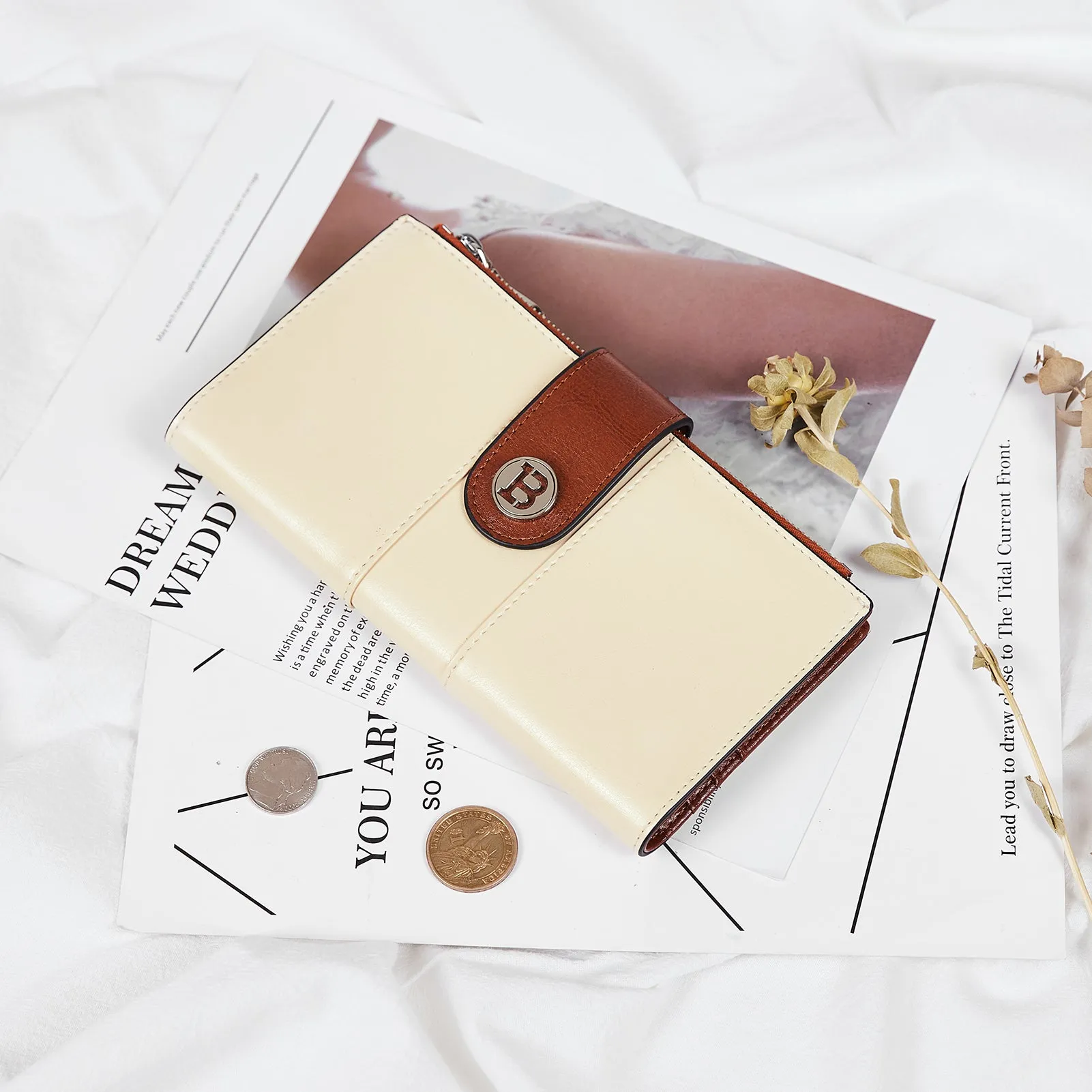 Lomy Real Leather Wallet Womens - RFID Blocking