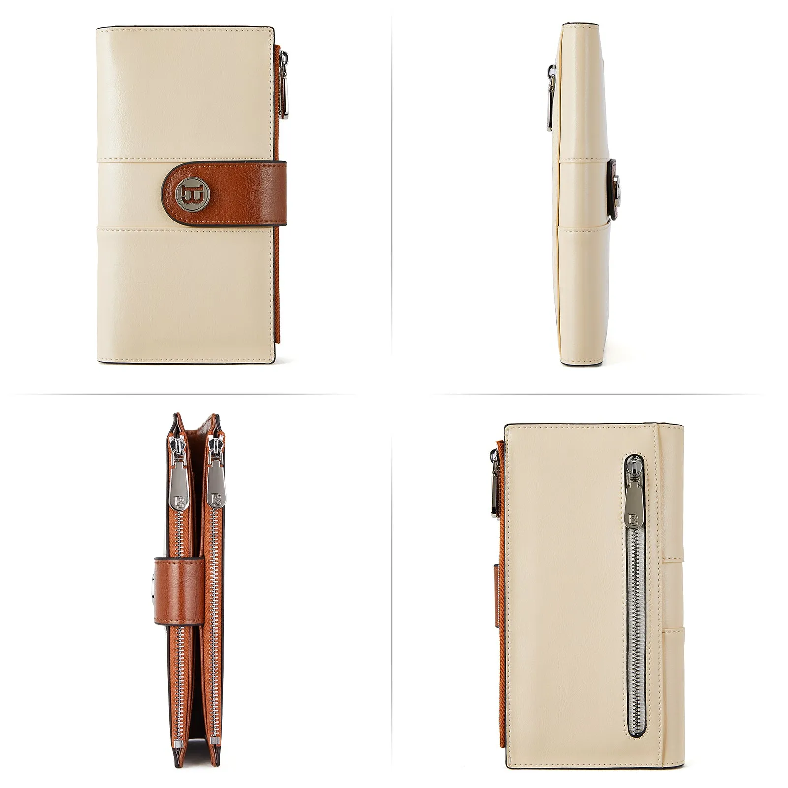Lomy Real Leather Wallet Womens - RFID Blocking