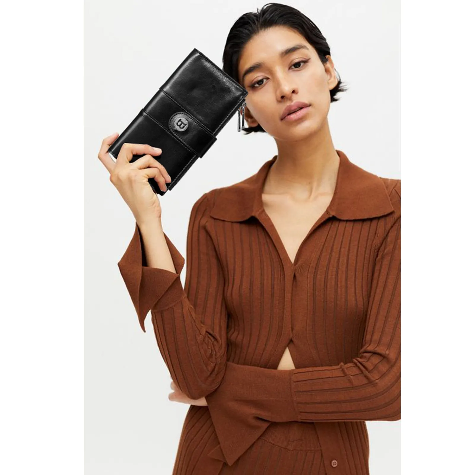 Lomy Real Leather Wallet Womens - RFID Blocking