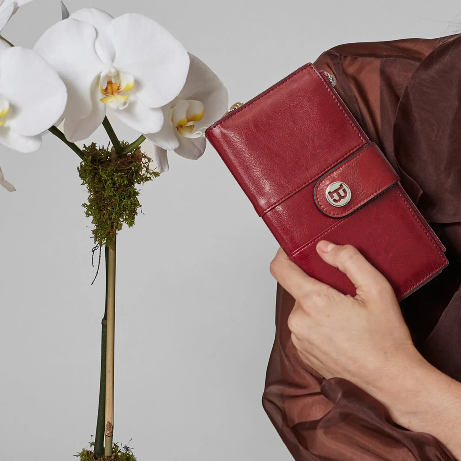 Lomy Real Leather Wallet Womens - RFID Blocking