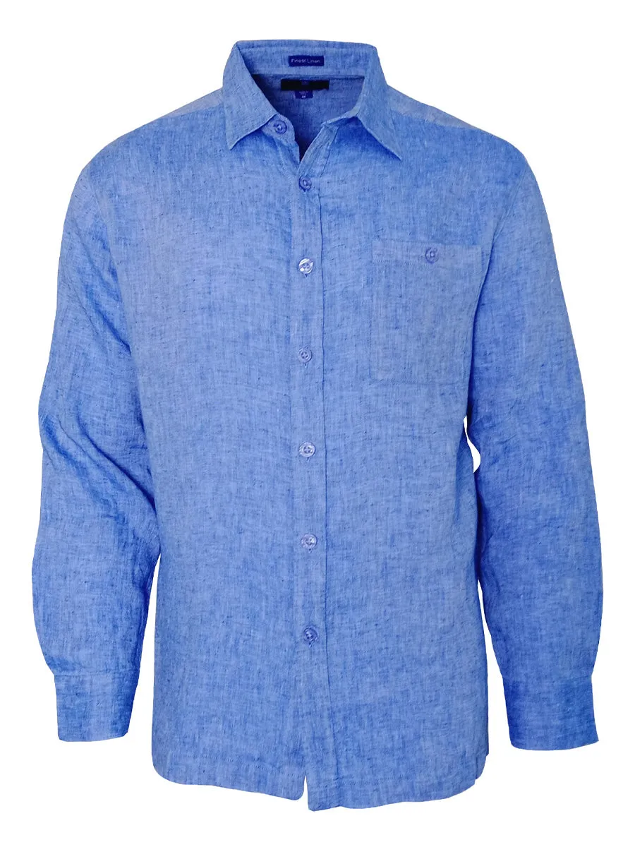 Men's Linen Shirt - Pavilion Long Sleeve