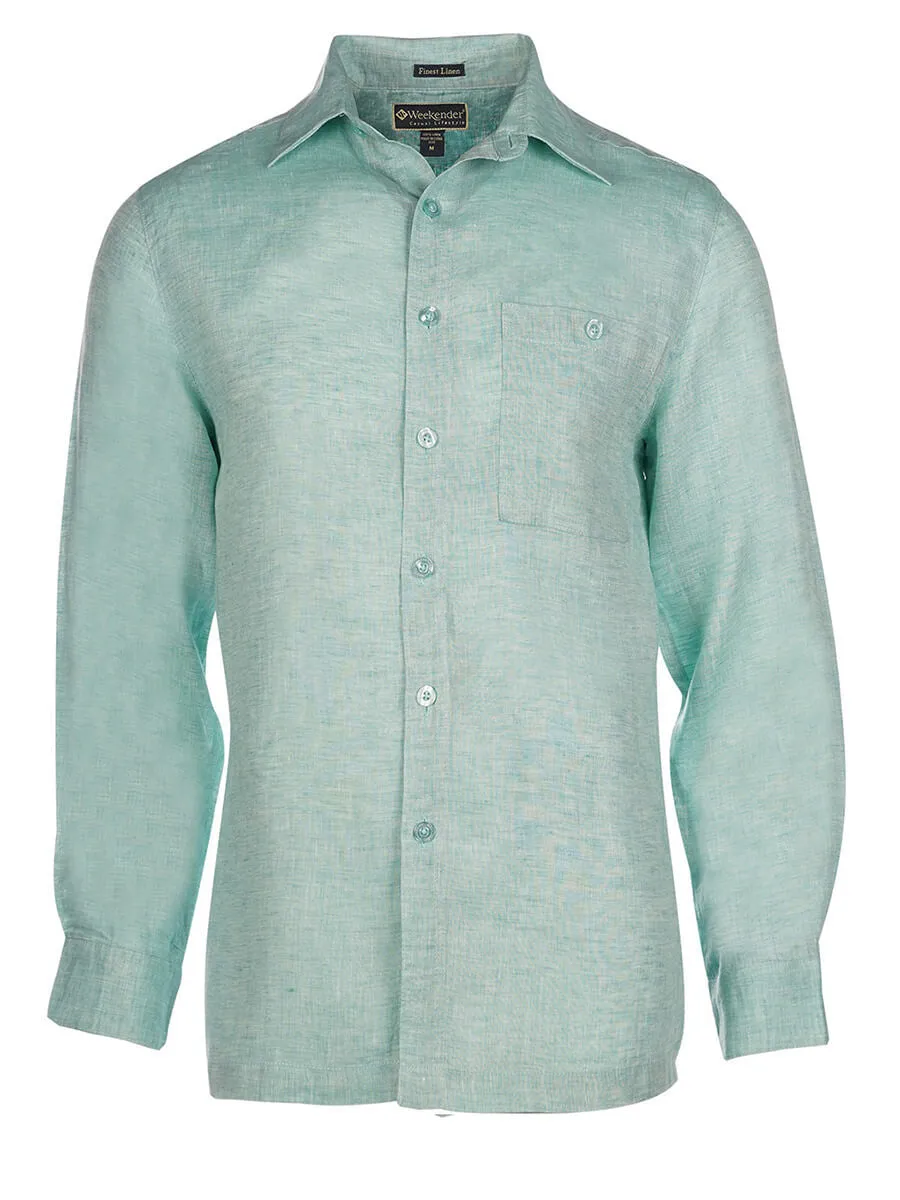 Men's Linen Shirt - Pavilion Long Sleeve