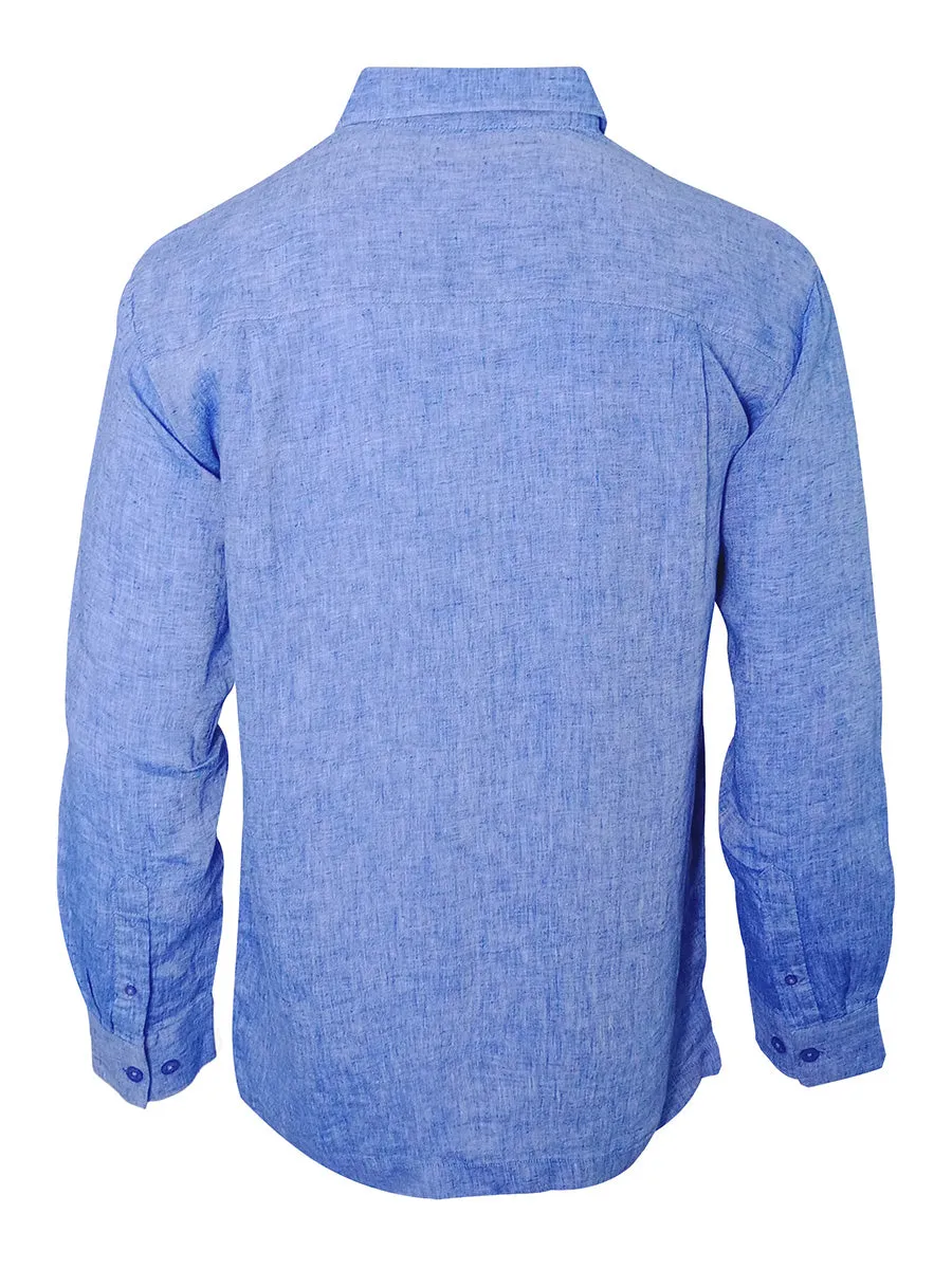 Men's Linen Shirt - Pavilion Long Sleeve