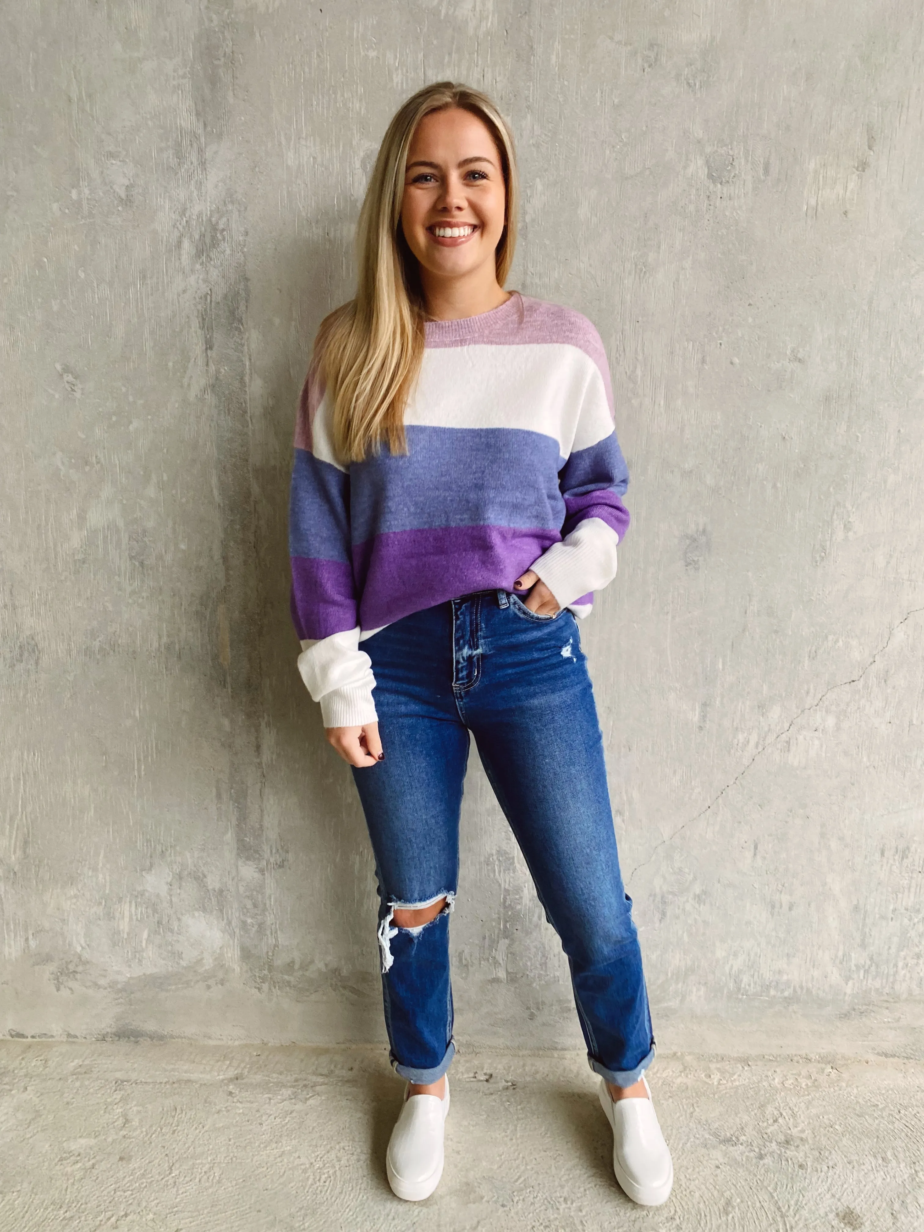 Multi Color Knit Sweater