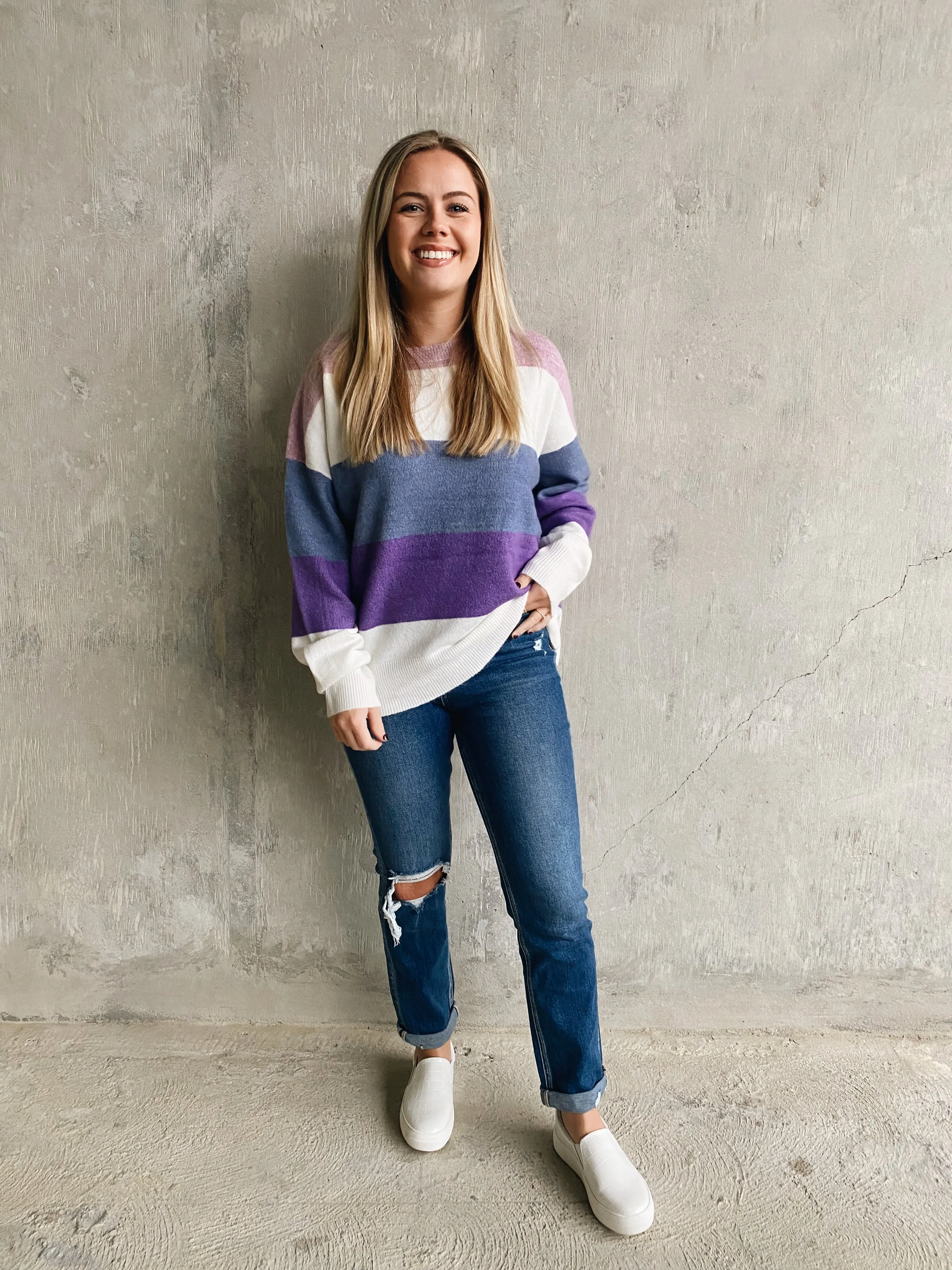 Multi Color Knit Sweater