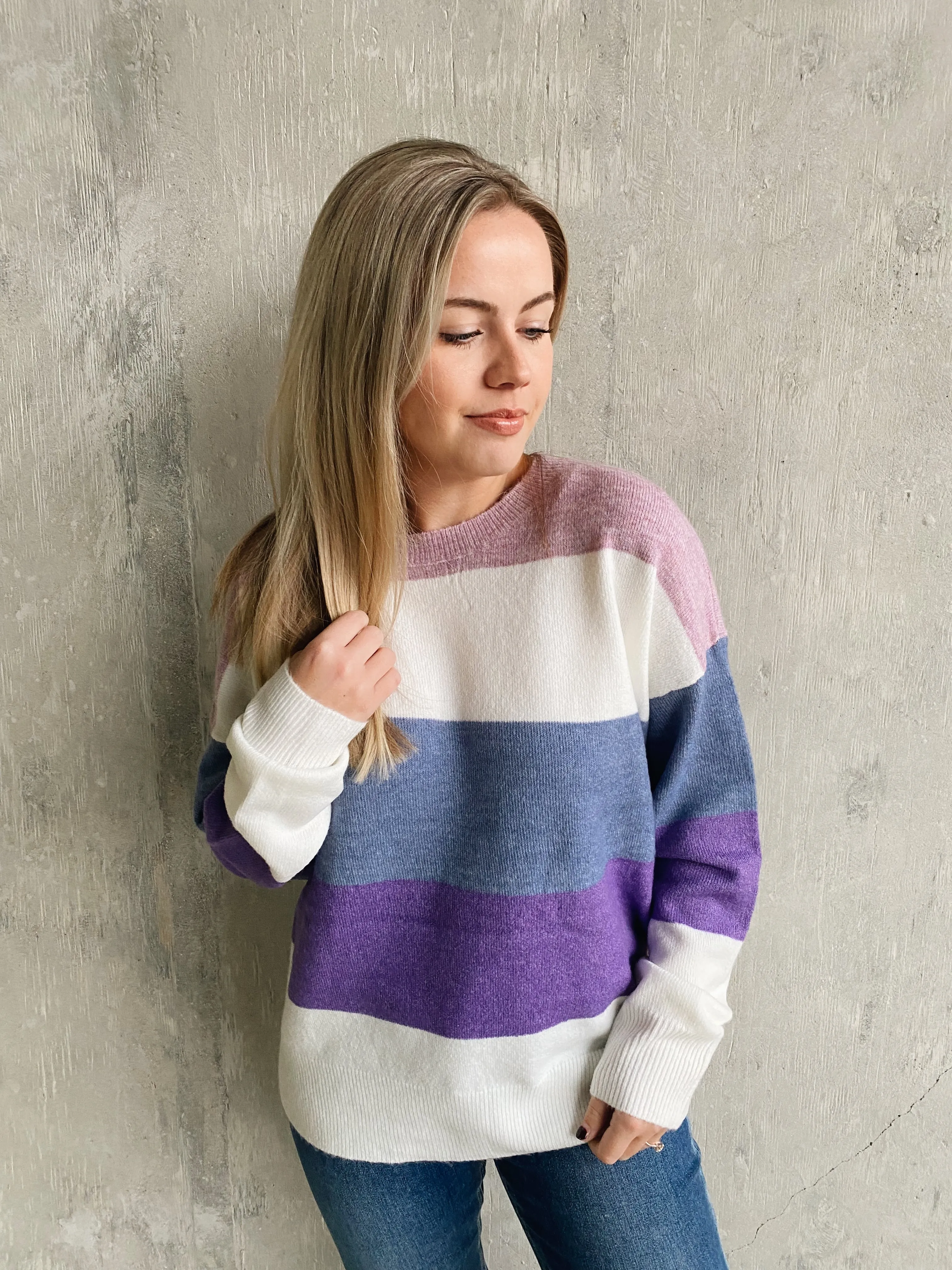 Multi Color Knit Sweater