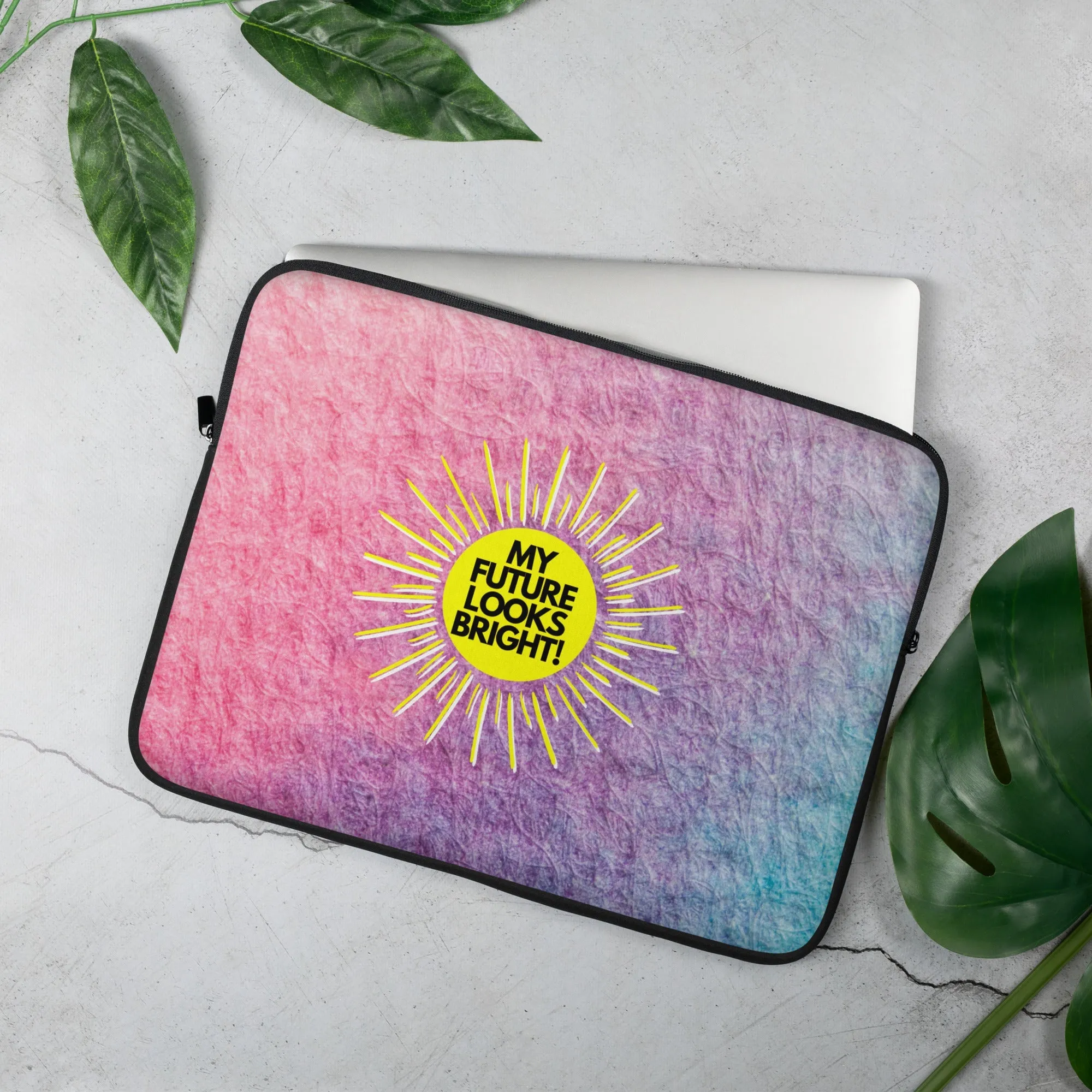 My Future Looks Bright Laptop Sleeve
