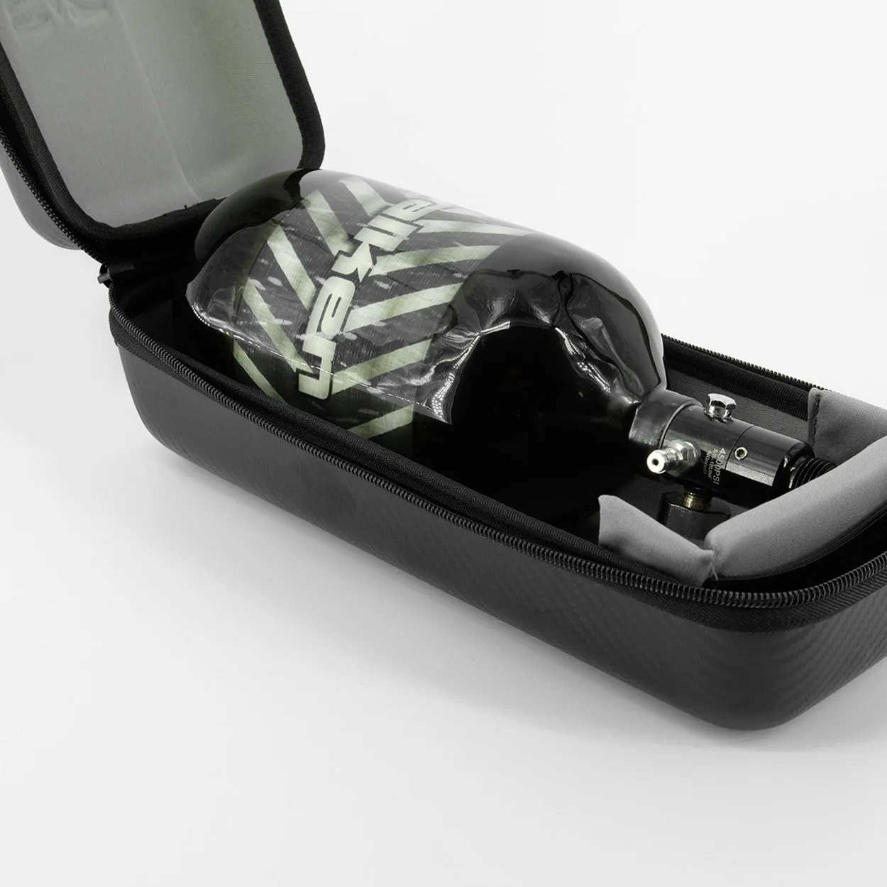 New Valken Phanom Agility Paintball Air Tank Hard Side Carrying Case Black
