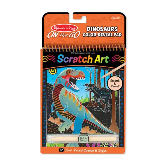 On the Go Scratch Art Color Reveal Pad