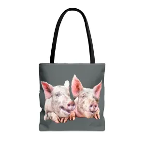 Pigs 'A Jowely good time'  -  Tote Bag