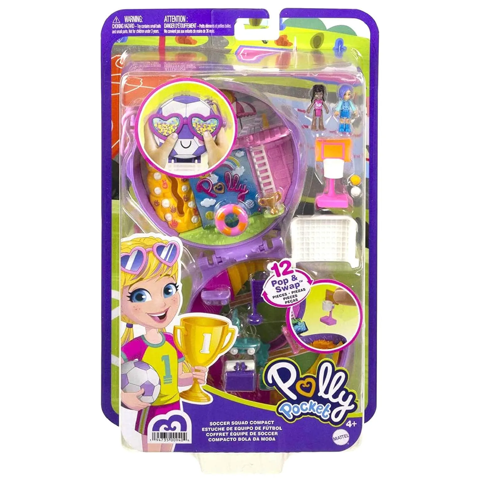 Polly Pocket Compact Carry Play Themed Adventure Micro Dolls