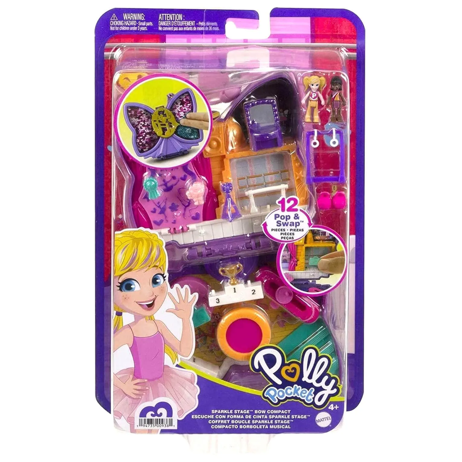 Polly Pocket Compact Carry Play Themed Adventure Micro Dolls