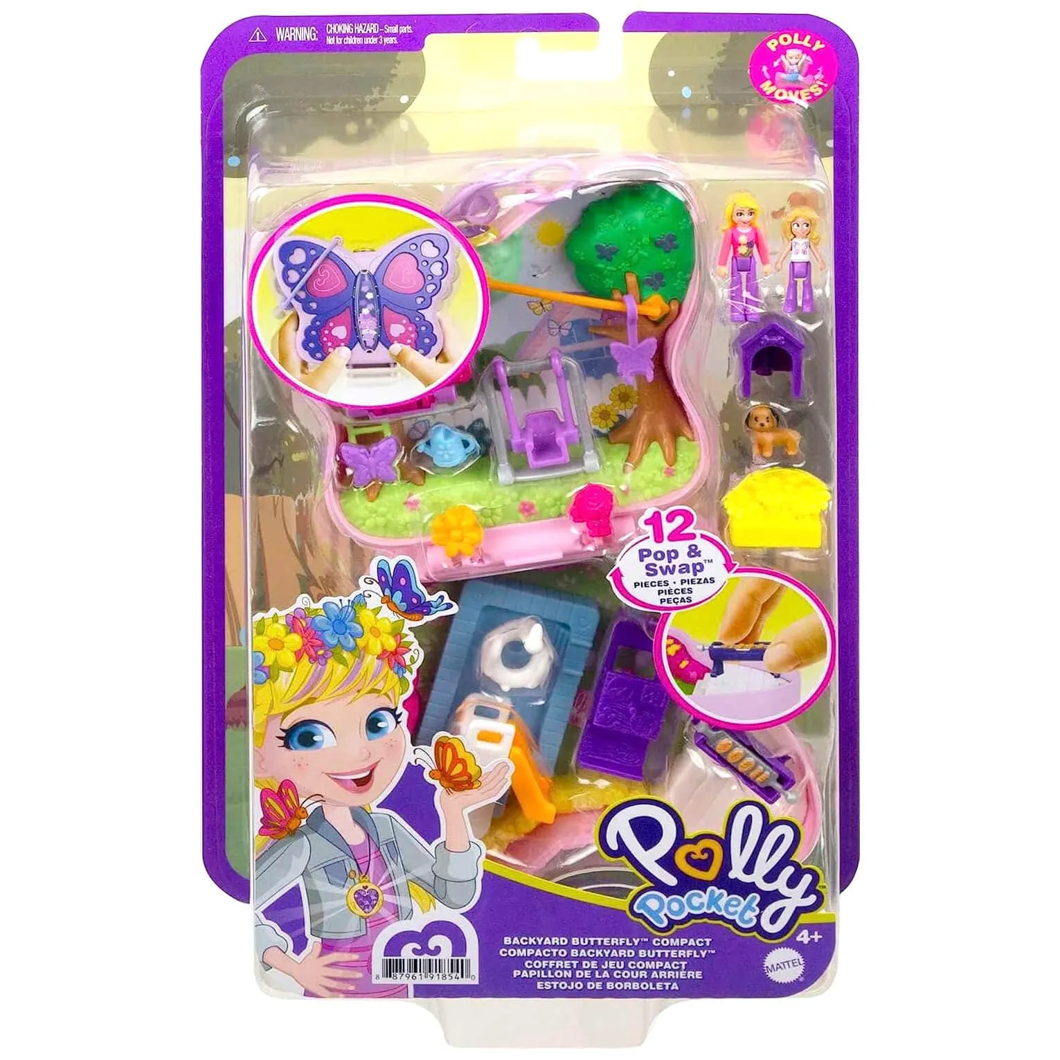 Polly Pocket Compact Carry Play Themed Adventure Micro Dolls