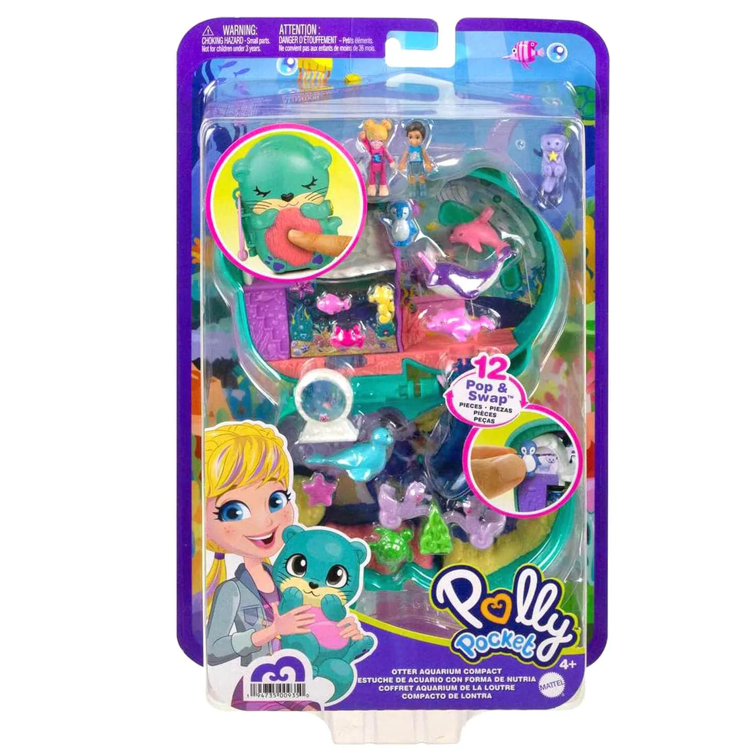 Polly Pocket Compact Carry Play Themed Adventure Micro Dolls