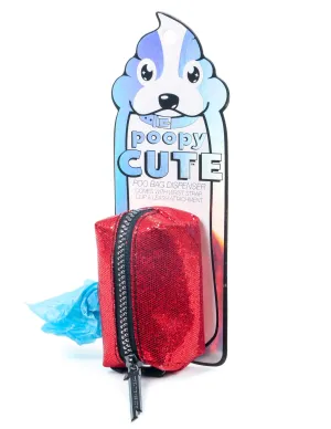 poopyCUTE | Cute Poop Bag Holder | GLAM Red