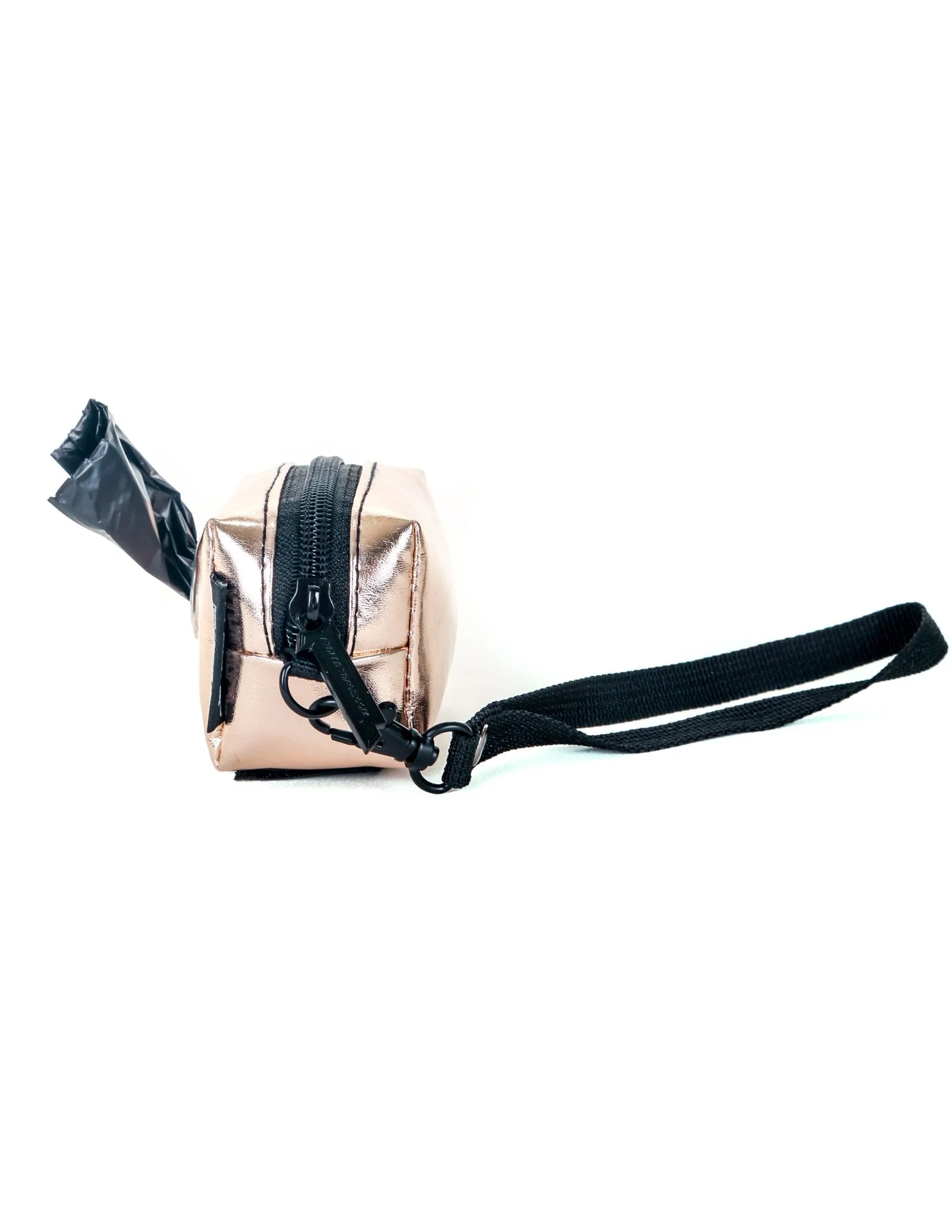 poopyCUTE | Cute Poop Bag Holder | METALLIC Rose Gold