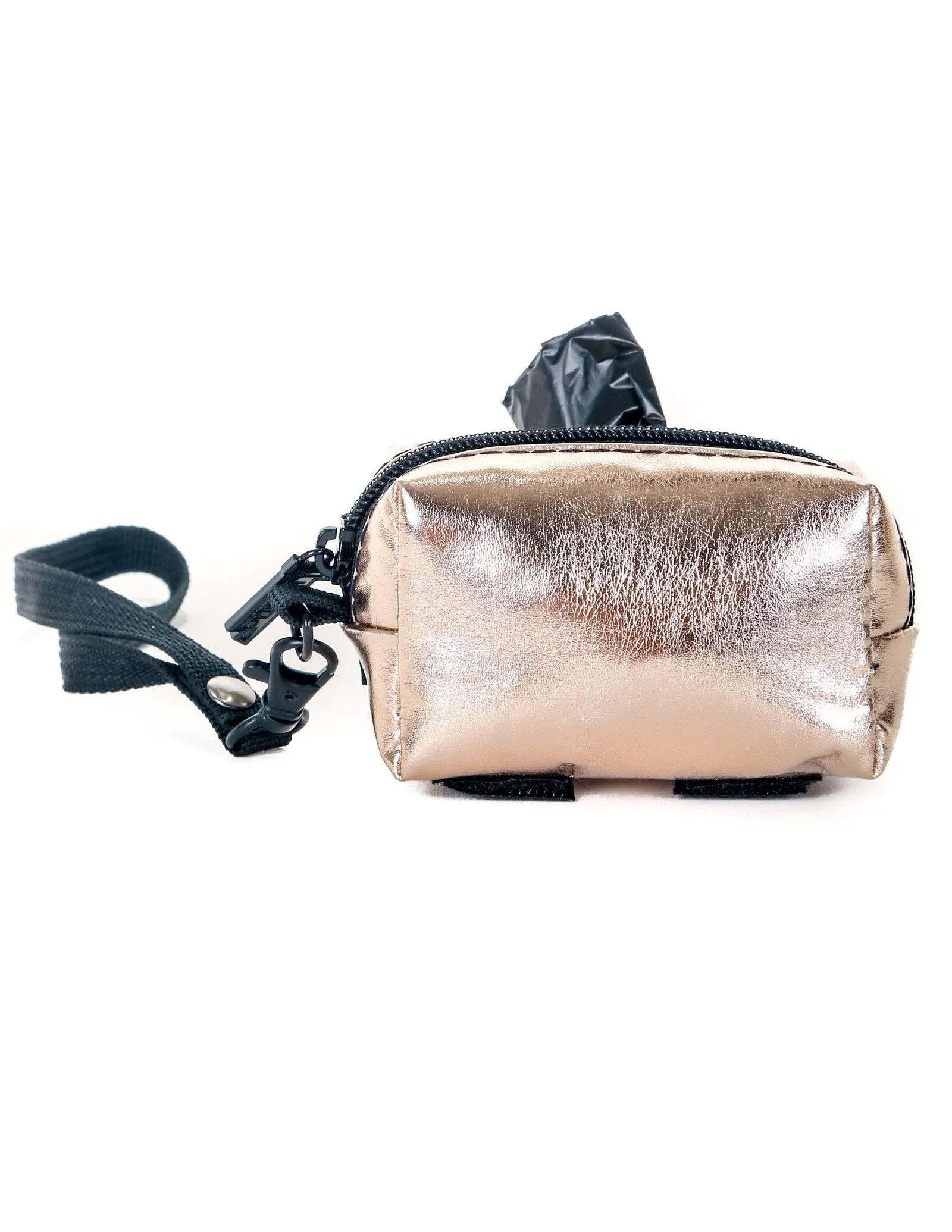poopyCUTE | Cute Poop Bag Holder | METALLIC Rose Gold