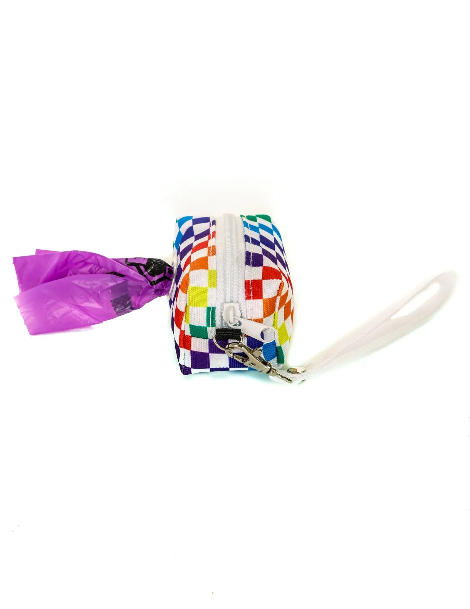 poopyCUTE | Cute Poop Bag Holder | PRIDE INDY Check Rainbow