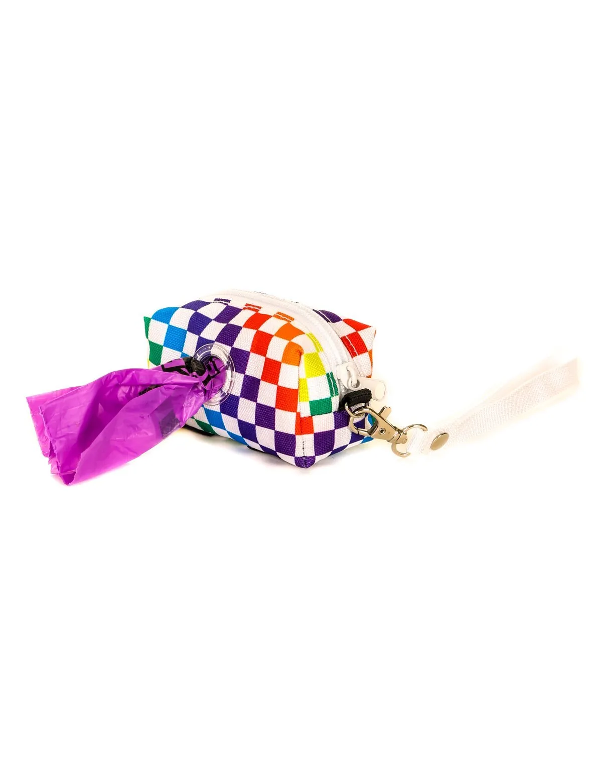 poopyCUTE | Cute Poop Bag Holder | PRIDE INDY Check Rainbow