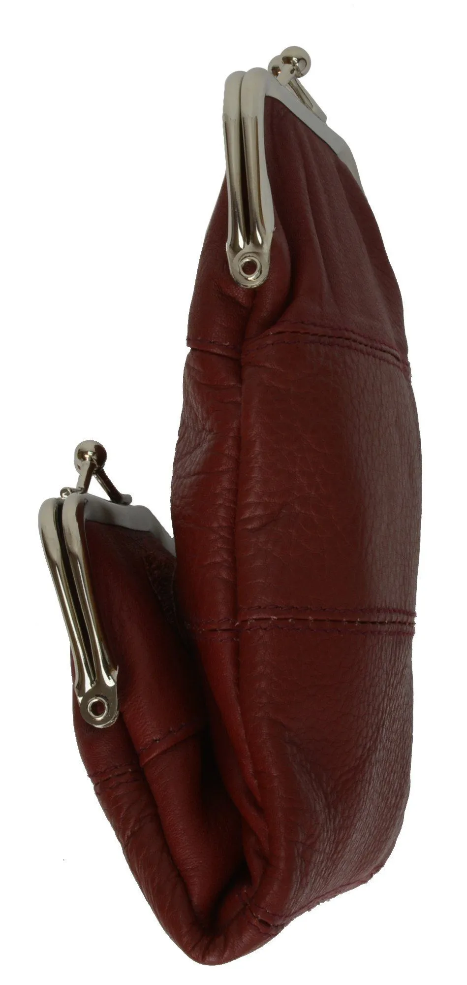 Rich Wine Leather Cigarette Case Wallet