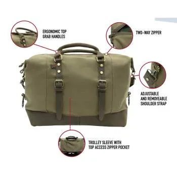 ROTHCO VINTAGE CARRY-ON TRAVEL BAG - OLIVE DRAB