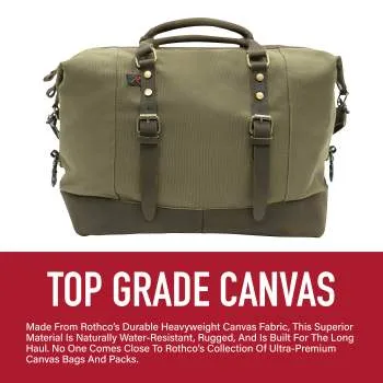 ROTHCO VINTAGE CARRY-ON TRAVEL BAG - OLIVE DRAB