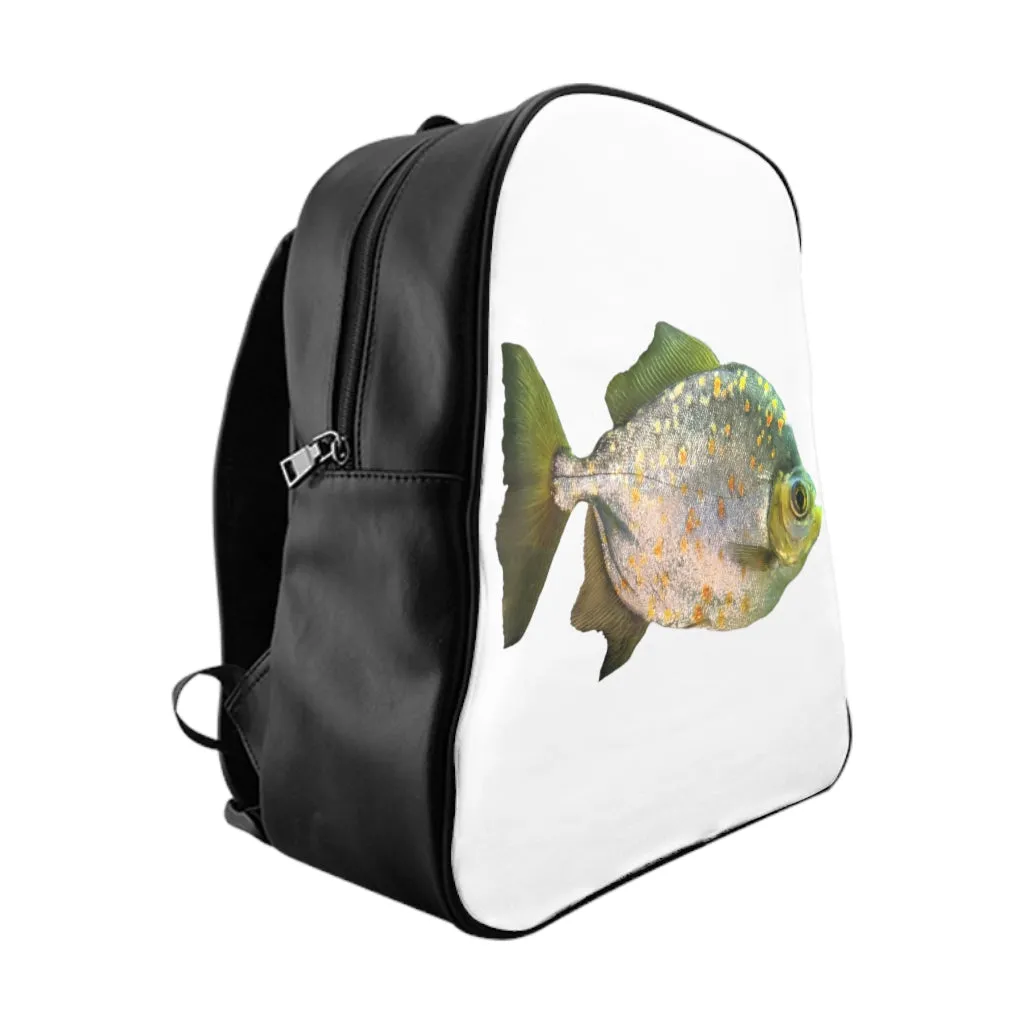 Silver Fish with Specs School Backpack