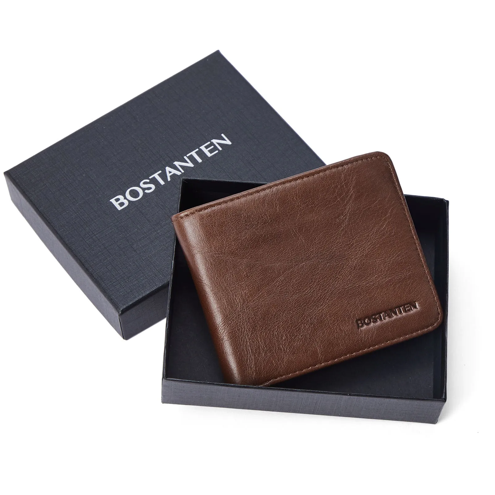 Slim Italian Leather RFID Wallet for Men - Keep Your Cards Safe and Secure