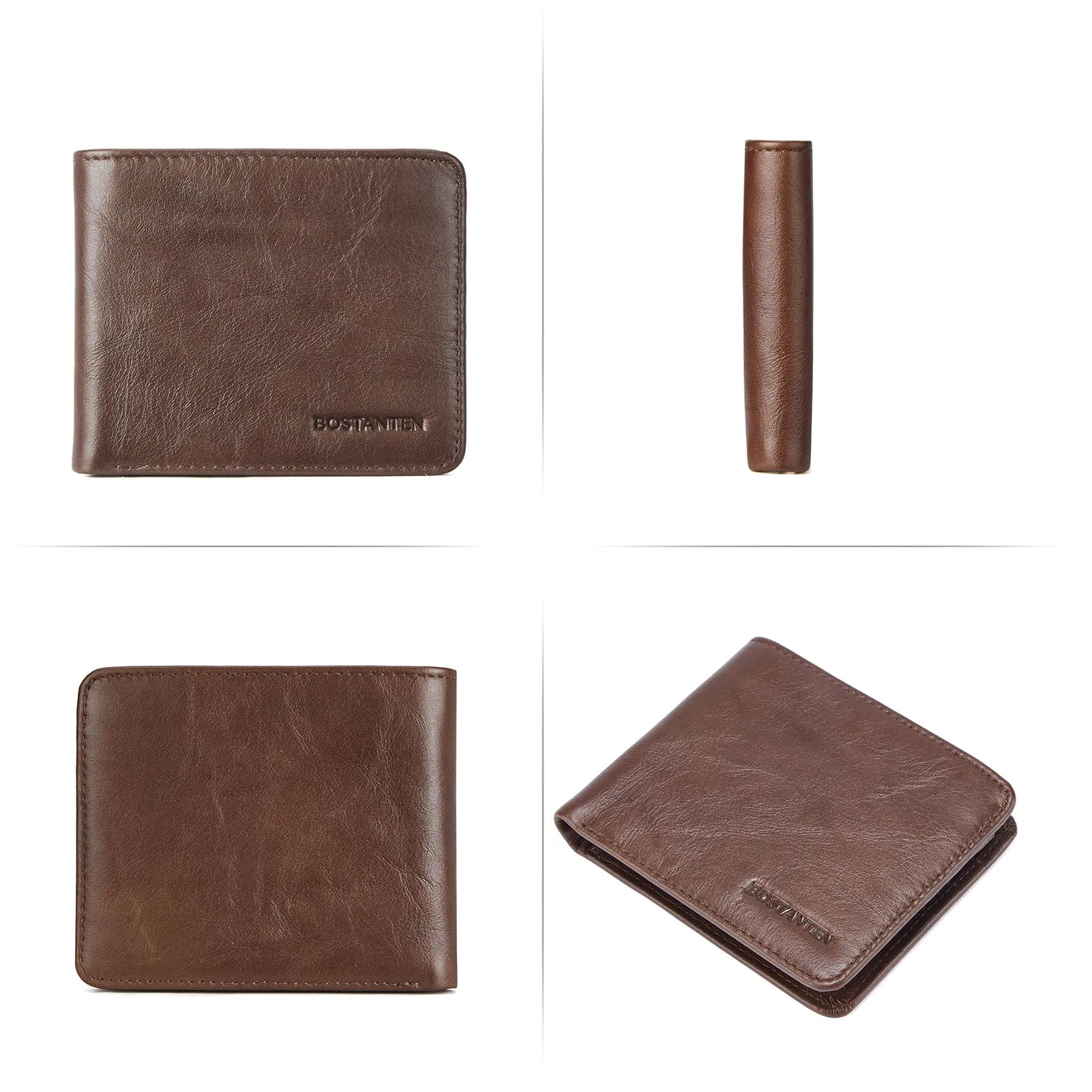 Slim Italian Leather RFID Wallet for Men - Keep Your Cards Safe and Secure