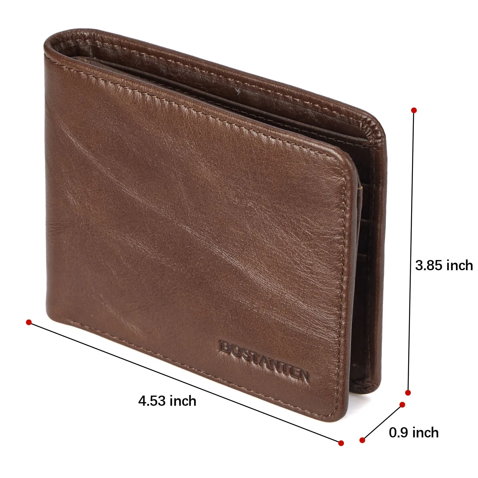 Slim Italian Leather RFID Wallet for Men - Keep Your Cards Safe and Secure