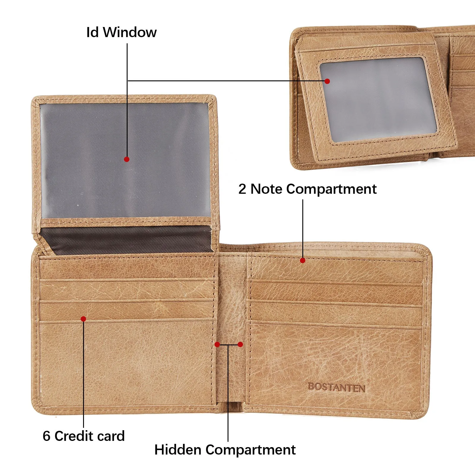 Slim Italian Leather RFID Wallet for Men - Keep Your Cards Safe and Secure