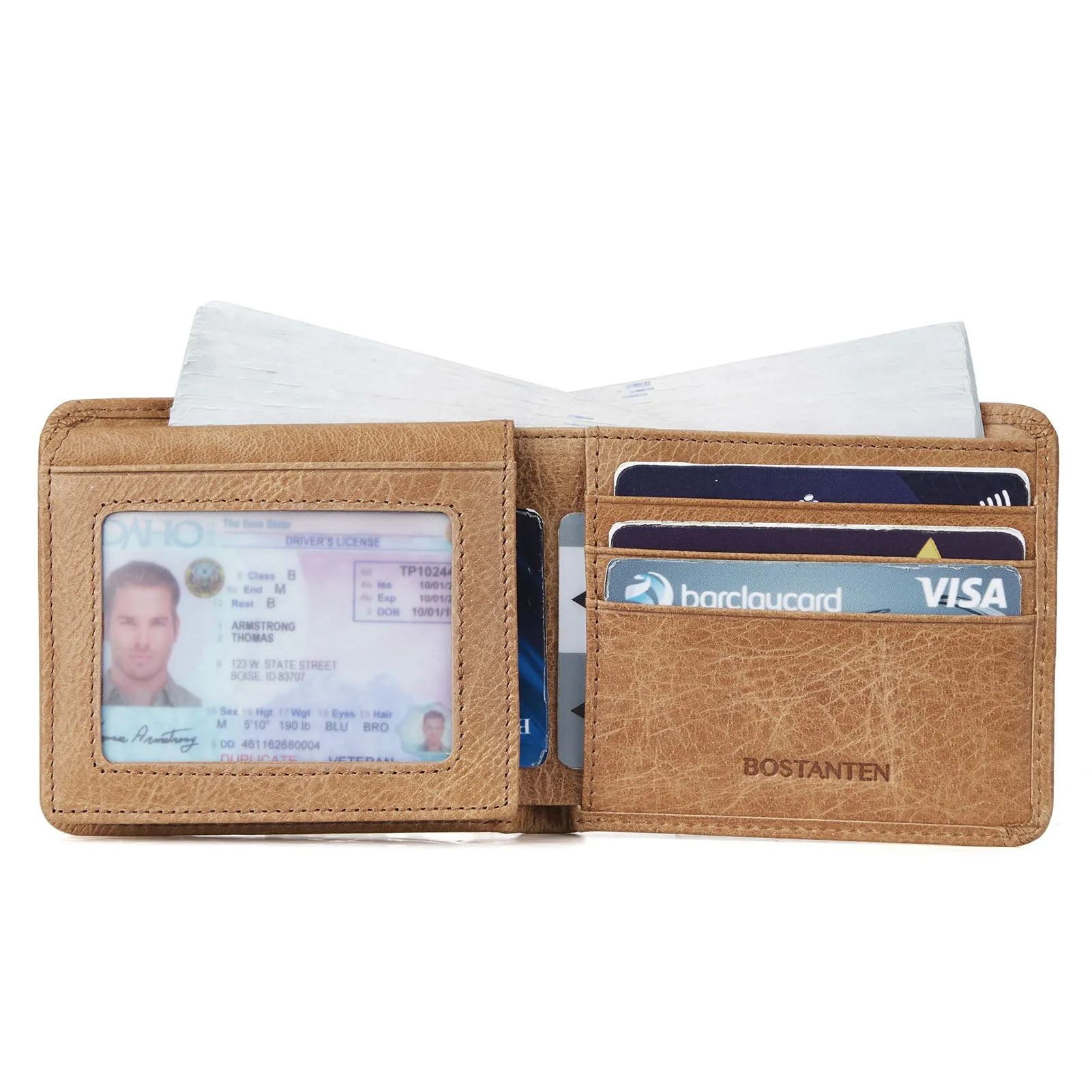 Slim Italian Leather RFID Wallet for Men - Keep Your Cards Safe and Secure