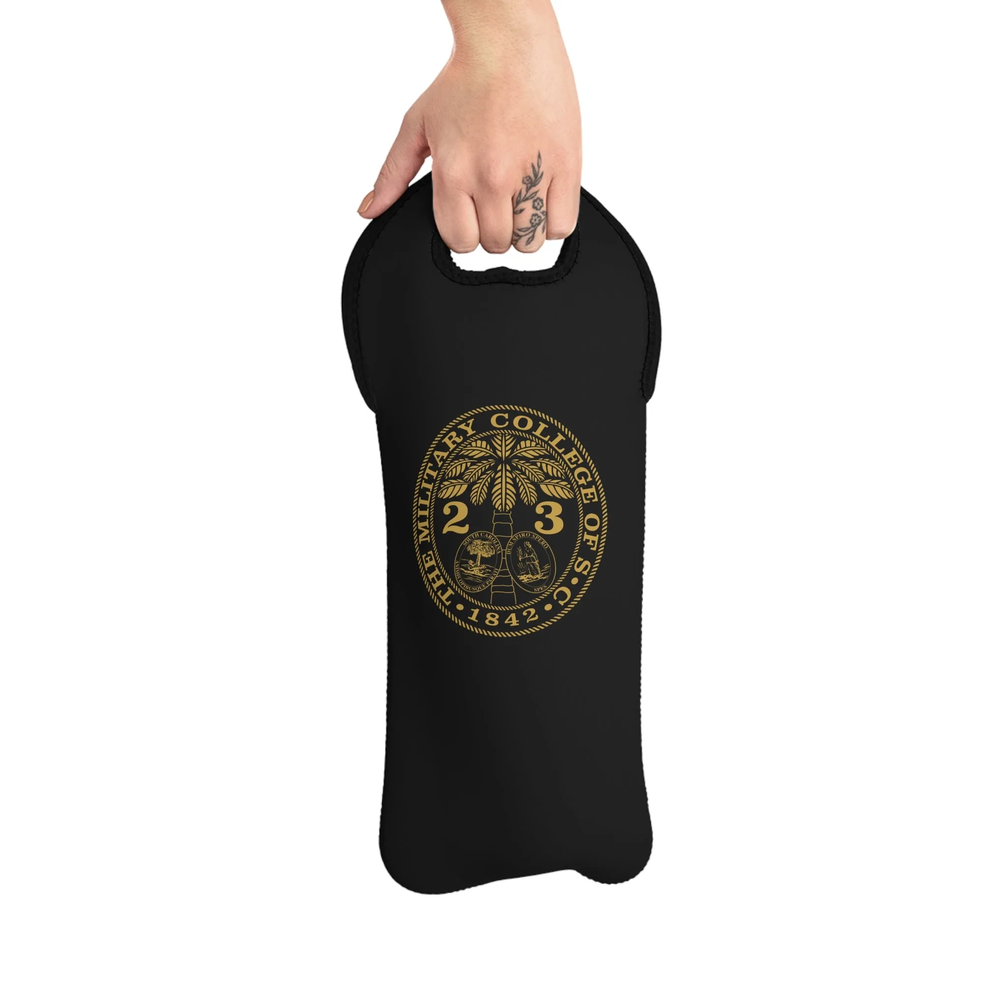 The Citadel, Ring Bezel (Customize your year), Wine Bottle Tote Bag
