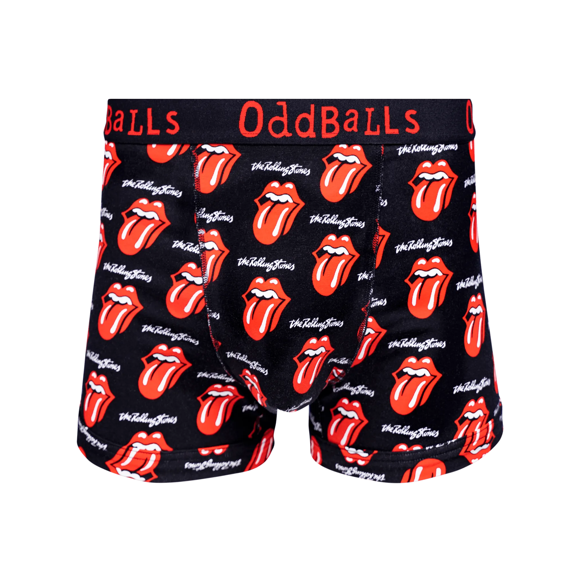 The Rolling Stones - Black - Mens Boxer Shorts