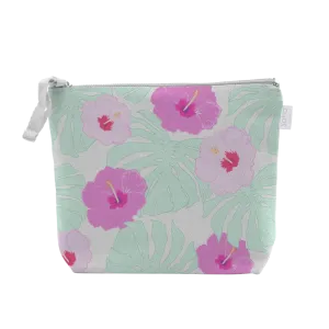 *Tropical Hibiscus Cosmetic Bag, Large