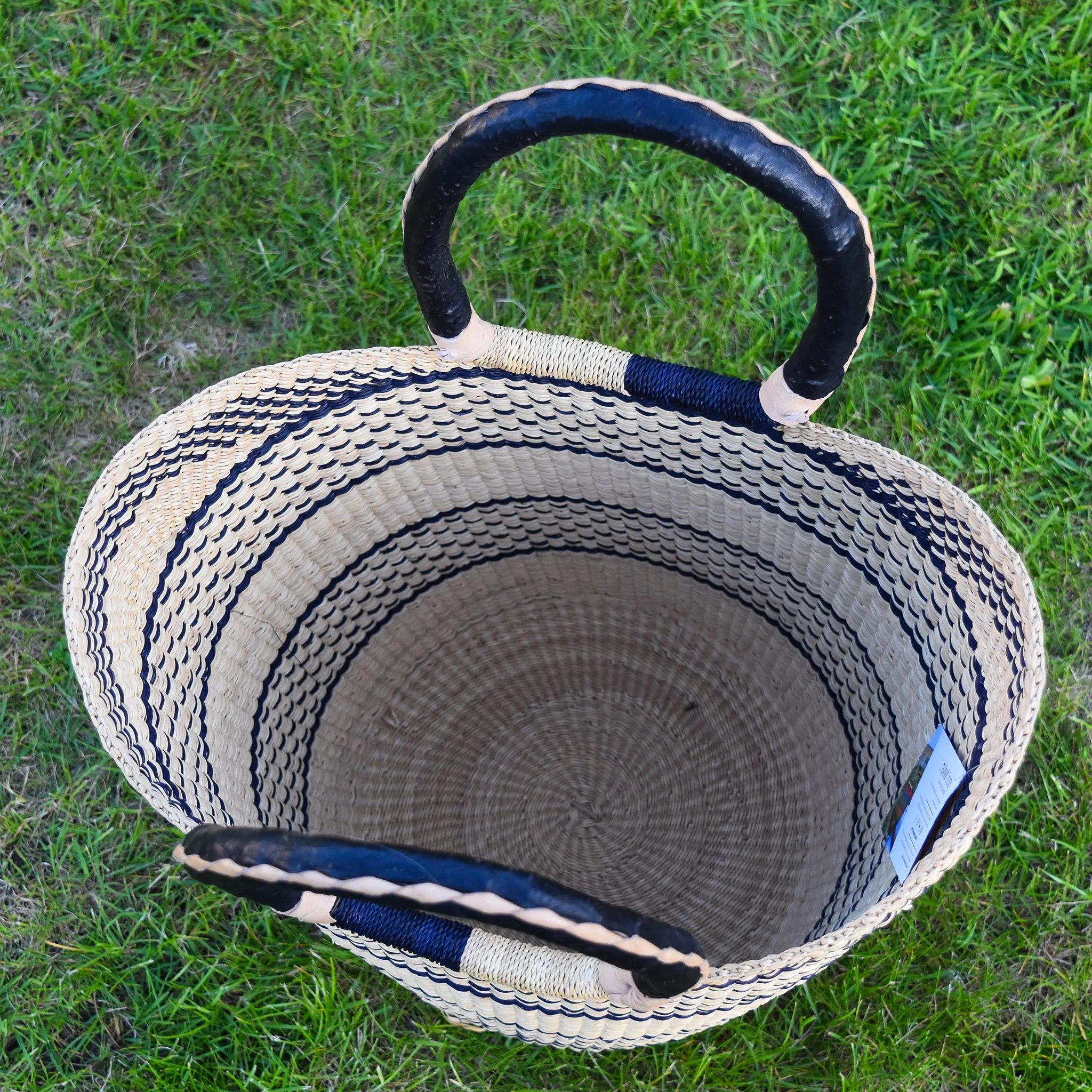 U Shopper Basket Bolga Basket Rufina Designs US020