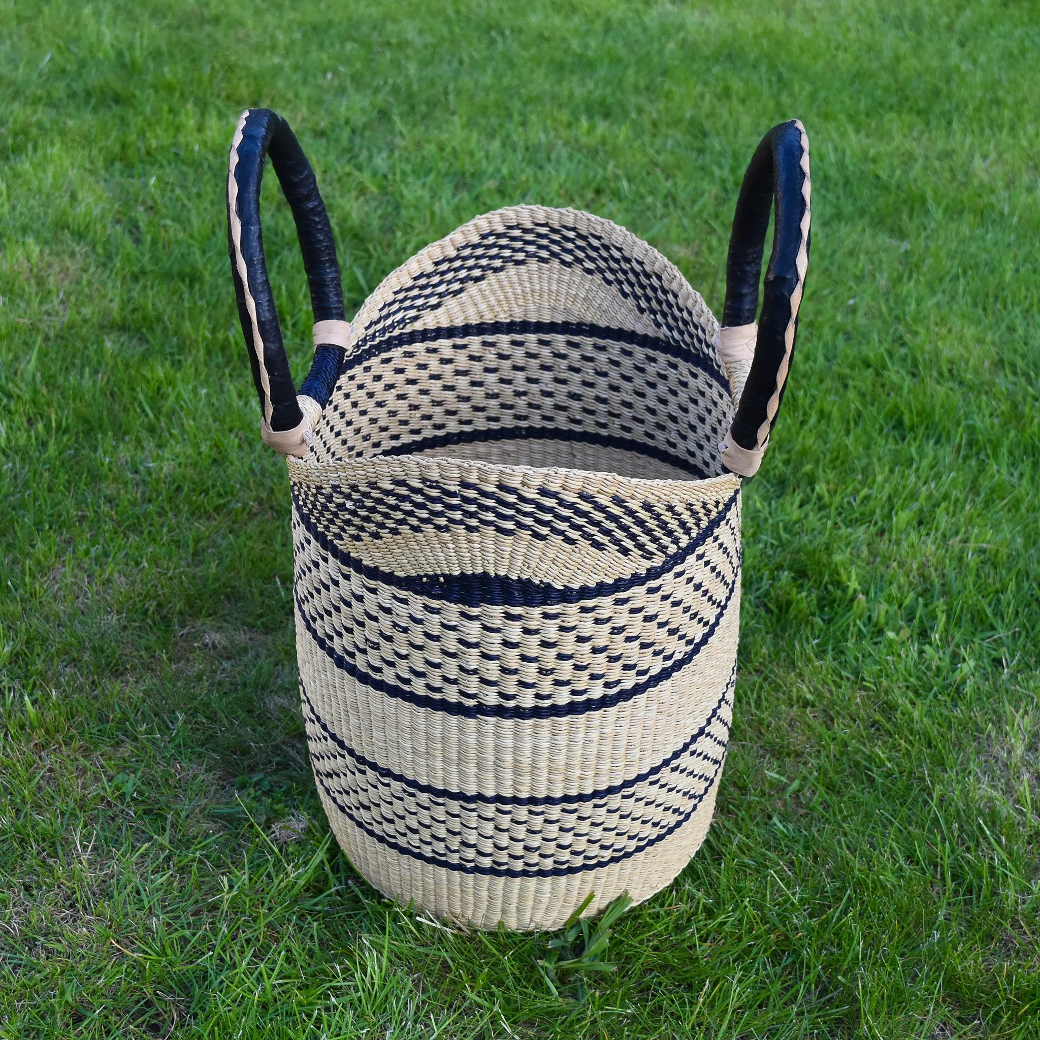 U Shopper Basket Bolga Basket Rufina Designs US020