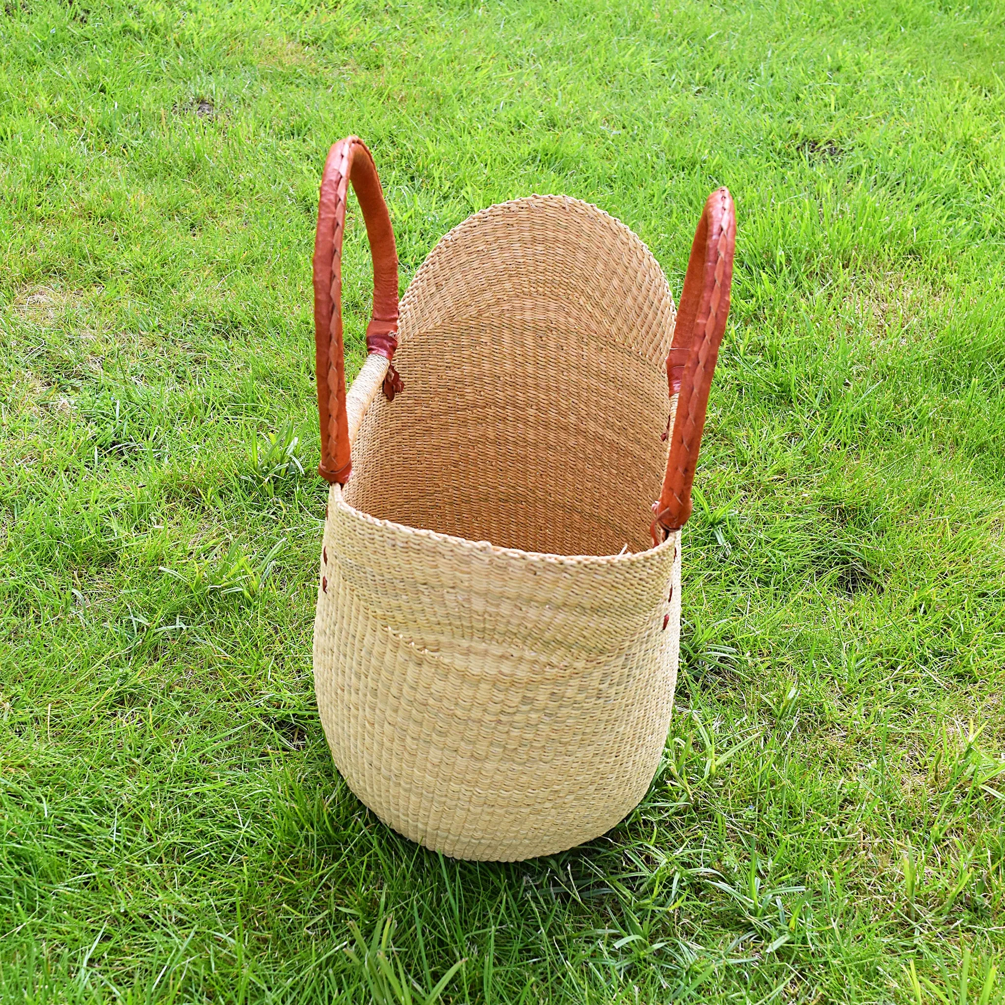 U Shopper Basket Bolga Basket Rufina Designs US025
