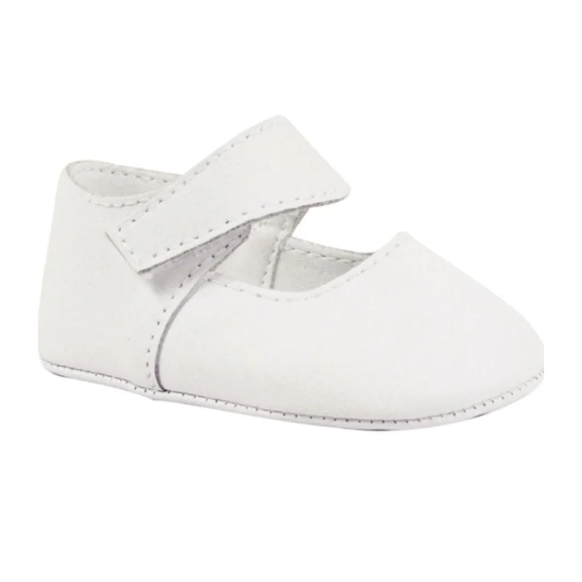 White Leather Monogrammable Shoes