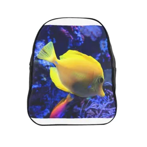 Yellow Fish School Backpack