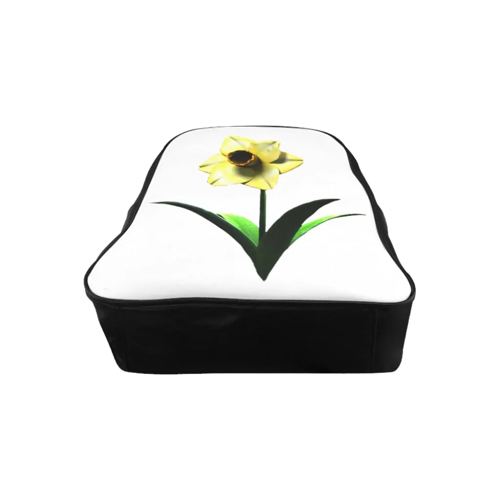 Yellow Flower School Backpack