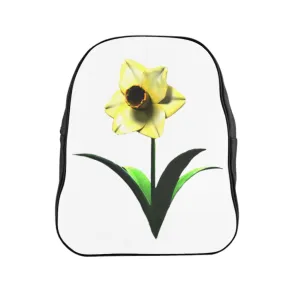 Yellow Flower School Backpack