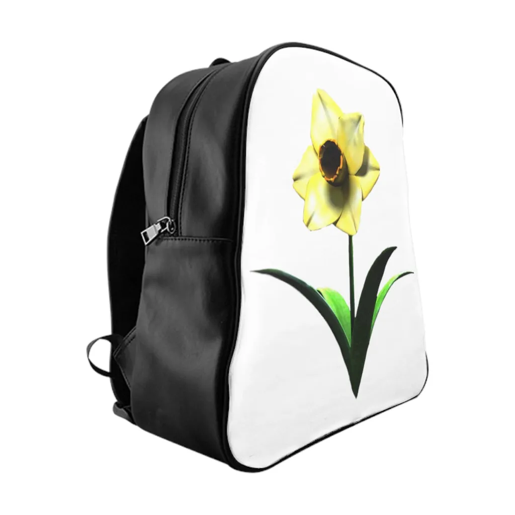 Yellow Flower School Backpack