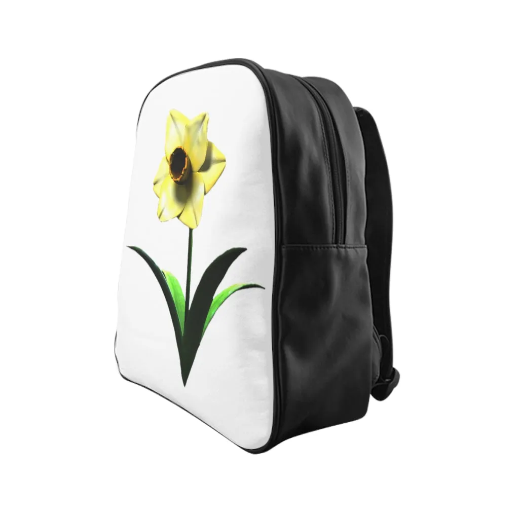 Yellow Flower School Backpack