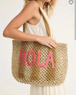 Z Supply Jute Tote- Hola